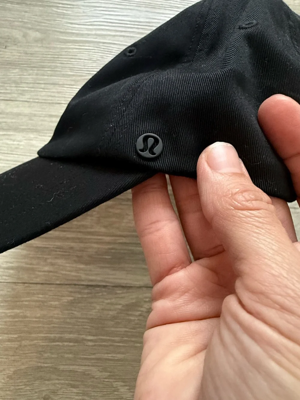 lululemon athletica Black Embroidered 'W' Baseball Cap